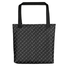 Load image into Gallery viewer, Diamond Plate Black (Soft) Tote Bag
