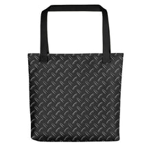 Load image into Gallery viewer, Diamond Plate Black (Soft) Tote Bag
