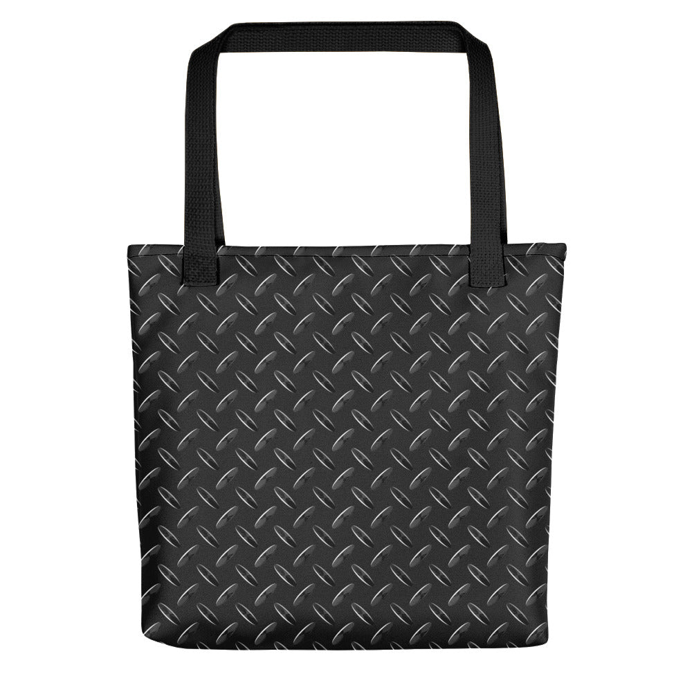 Diamond Plate Black (Soft) Tote Bag